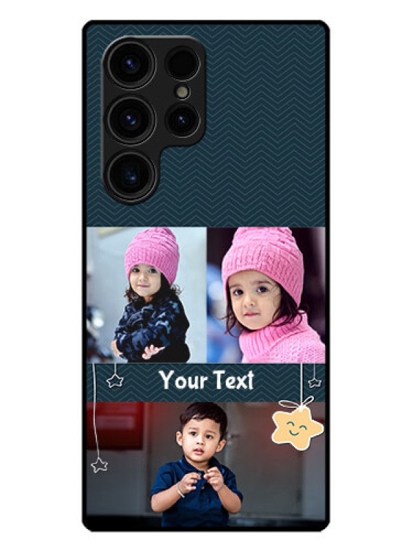 Custom Galaxy S23 Ultra 5G Custom Metal Phone CaseHanging Stars Design