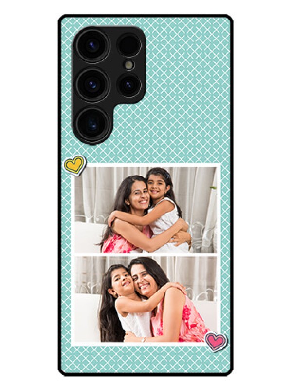 Custom Galaxy S23 Ultra 5G Custom Metal Phone Case2 Image Holder With Pattern Design
