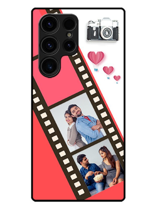 Custom Galaxy S23 Ultra 5G Custom Metal Phone Case3 Image Holder With Film Reel
