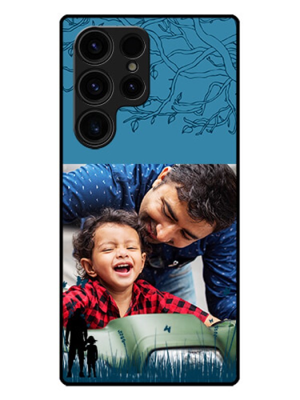 Custom Galaxy S23 Ultra 5G Custom Metal Phone CaseBest Dad Design