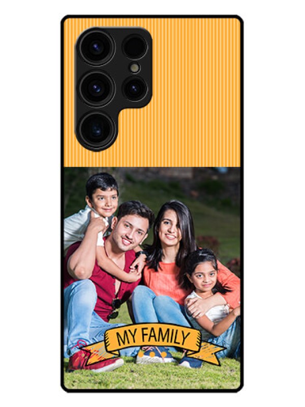 Custom Galaxy S23 Ultra 5G Custom Metal Phone CaseMy Family Design