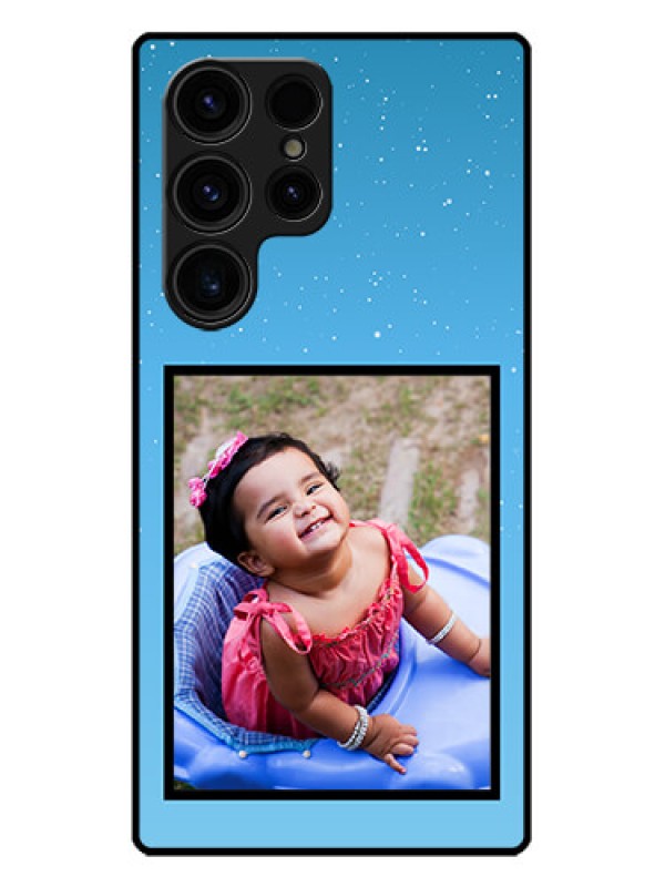 Custom Galaxy S23 Ultra 5G Custom Metal Phone CaseWave Pattern Colorful Design