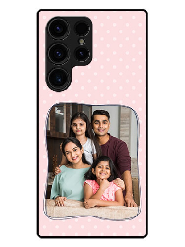 Custom Galaxy S23 Ultra 5G Custom Metal Phone CaseFamily With Dots Design