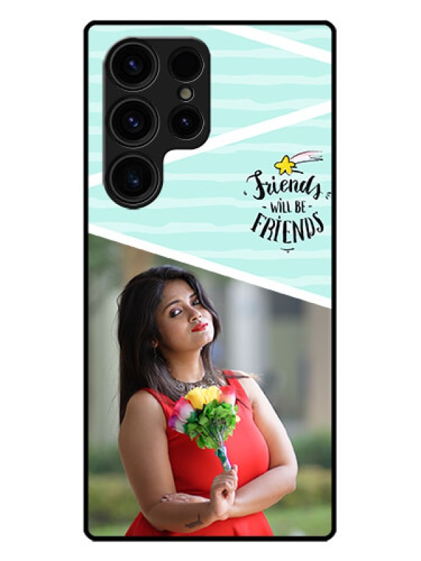 Custom Galaxy S23 Ultra 5G Custom Metal Phone CaseFriends Picture Icon Design