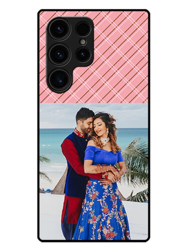 Custom Galaxy S23 Ultra 5G Custom Metal Phone CaseTogether Forever Design