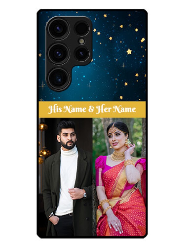 Custom Galaxy S23 Ultra 5G Custom Metal Phone CaseGalaxy Stars Backdrop Design