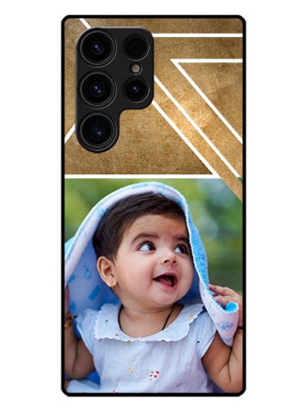 Custom Galaxy S23 Ultra 5G Custom Metal Phone CaseGradient Abstract Texture Design