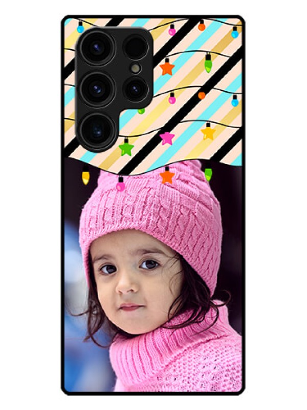 Custom Galaxy S23 Ultra 5G Custom Metal Phone CaseLights Hanging Design