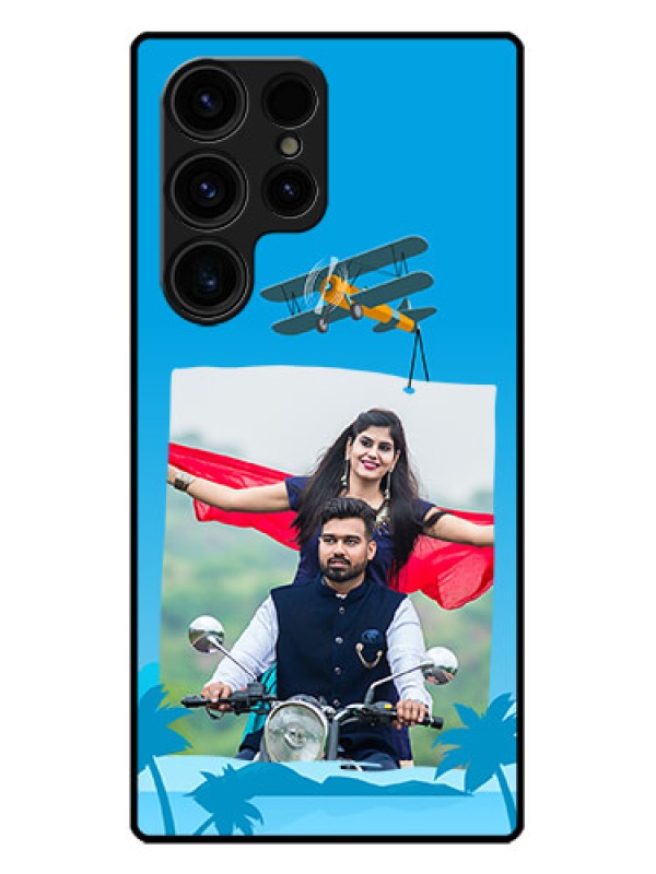 Custom Galaxy S23 Ultra 5G Custom Metal Phone CaseTraveller Design