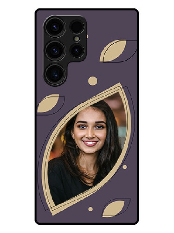 Custom Galaxy S23 Ultra 5G Custom Metal Phone CaseFalling Leaf Design