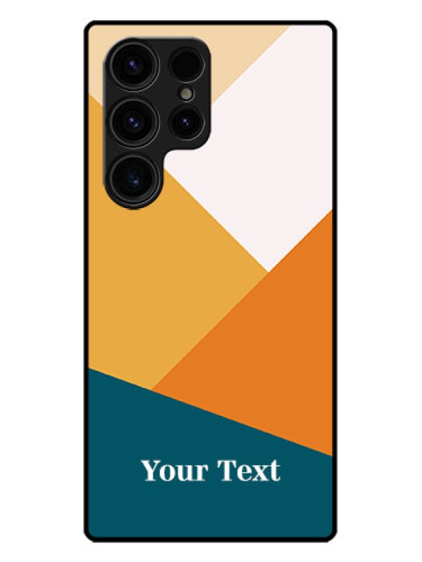 Custom Galaxy S23 Ultra 5G Custom Metal Phone CaseStacked Multi - Colour Design