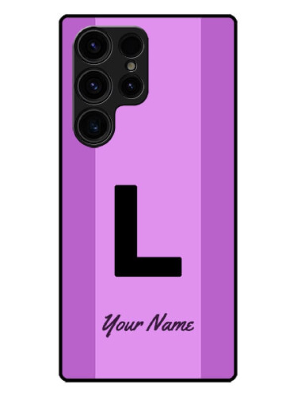 Custom Galaxy S23 Ultra 5G Custom Metal Phone CaseTricolor Custom Text Design