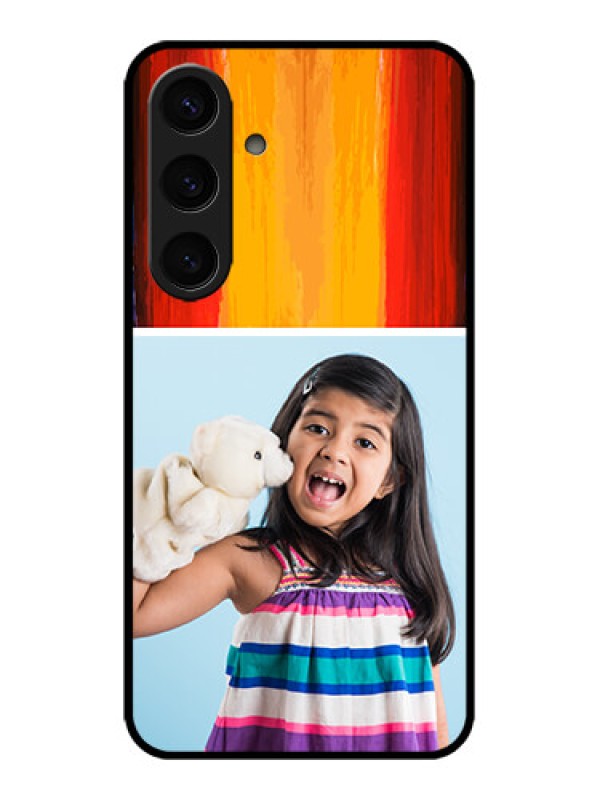 Custom Galaxy S24 5G Custom Metal Phone CaseMulti Color Design