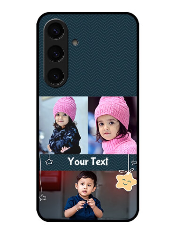 Custom Galaxy S24 5G Custom Metal Phone CaseHanging Stars Design