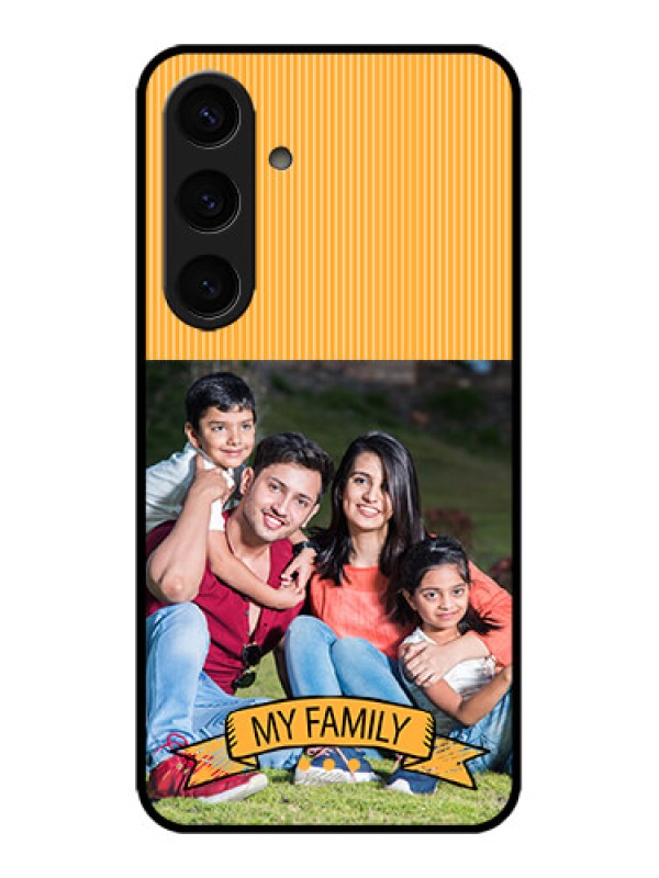Custom Galaxy S24 5G Custom Metal Phone CaseMy Family Design