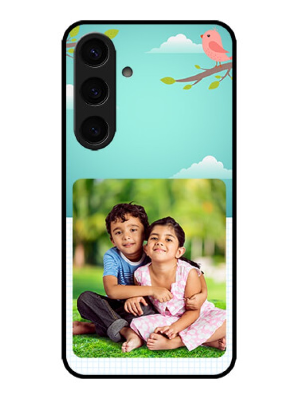 Custom Galaxy S24 5G Custom Metal Phone CaseDoodle Love Design