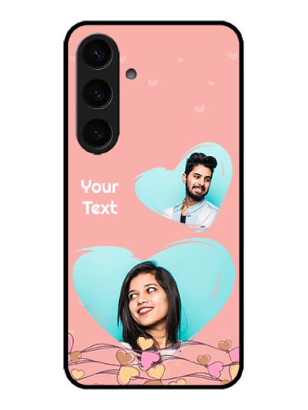 Custom Galaxy S24 5G Custom Metal Phone CaseLove Doodle Design