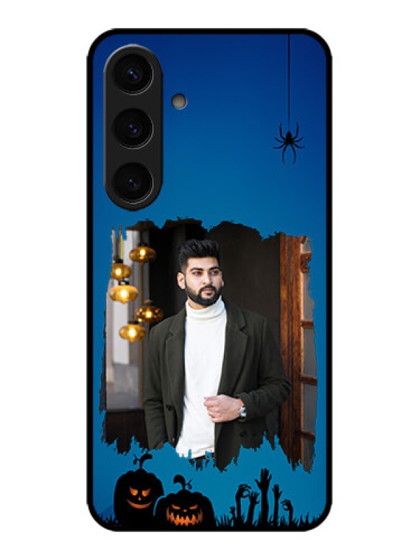 Custom Galaxy S24 5G Custom Metal Phone CaseWith Pro Halloween Design