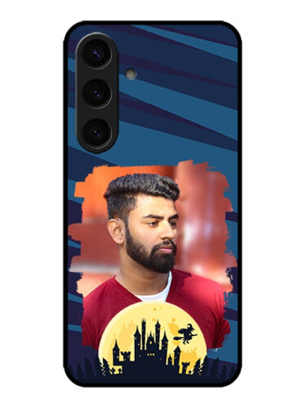 Custom Galaxy S24 5G Custom Metal Phone CaseHalloween Witch Design