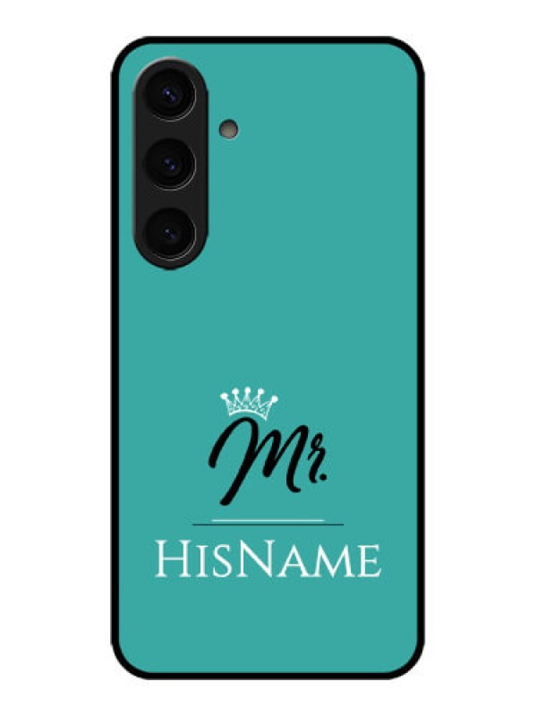 Custom Galaxy S24 5G Custom Metal Phone CaseMr With Name Design
