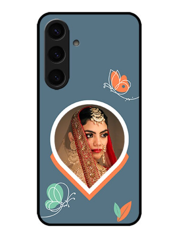Custom Galaxy S24 5G Custom Metal Phone CaseDroplet Butterflies Design