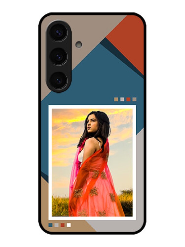 Custom Galaxy S24 5G Custom Metal Phone CaseRetro Color Pallet Design