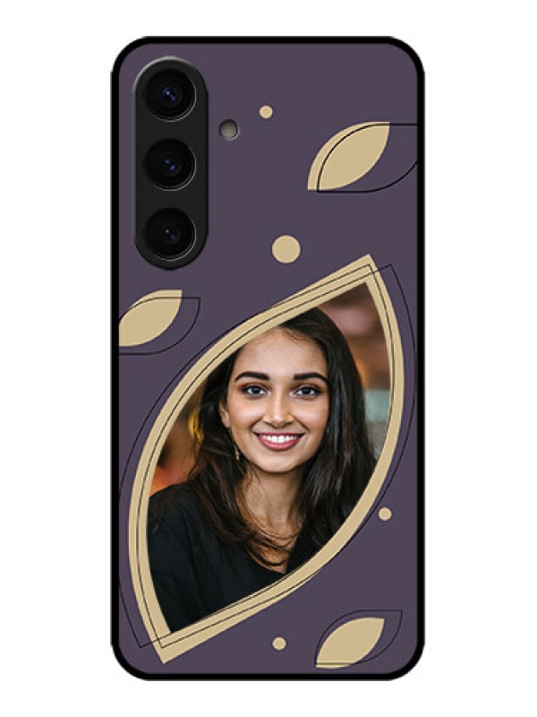 Custom Galaxy S24 5G Custom Metal Phone CaseFalling Leaf Design