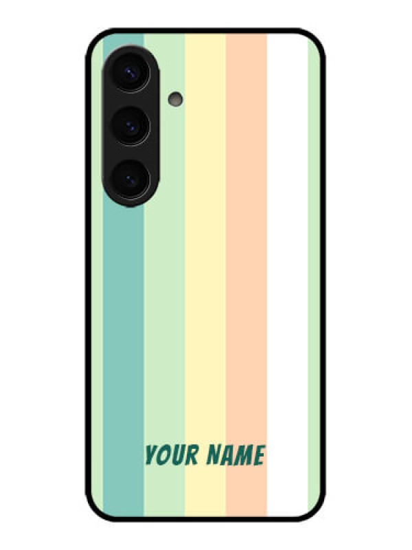 Custom Galaxy S24 5G Custom Metal Phone CaseMulti - Colour Stripes Design