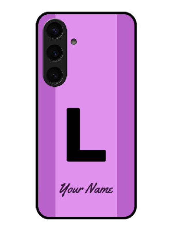 Custom Galaxy S24 5G Custom Metal Phone CaseTricolor Custom Text Design