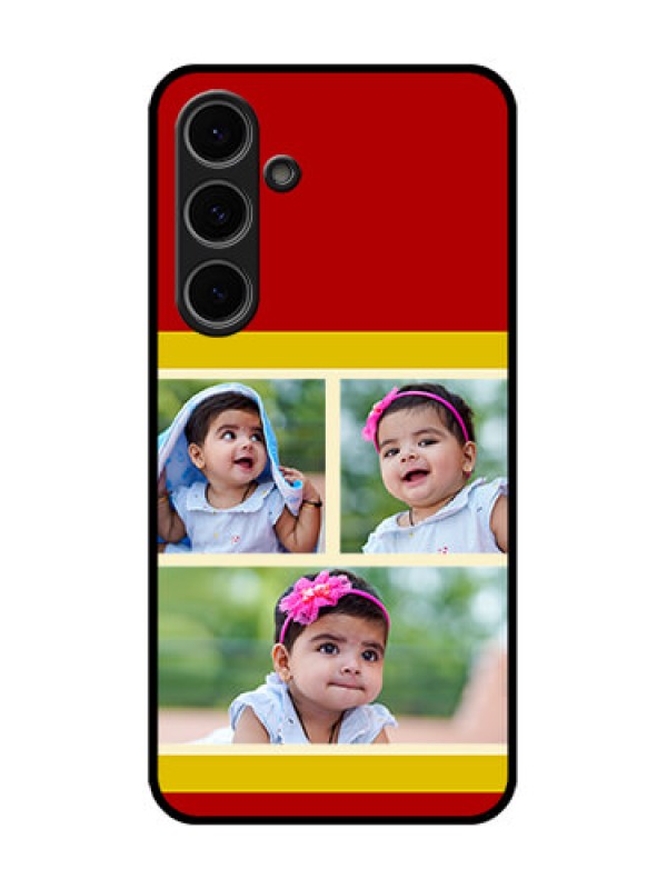 Custom Samsung Galaxy S24 Fe 5G Custom Metal Phone Case - Multiple Pic Upload Design