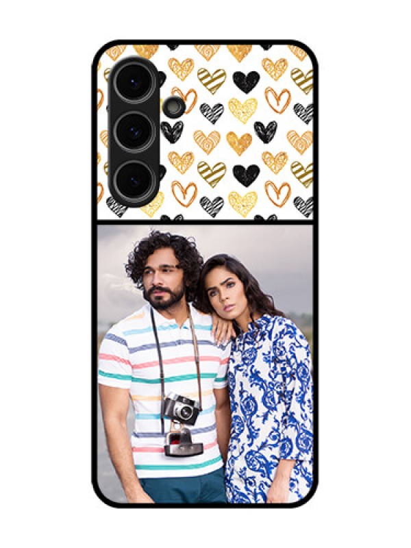 Custom Samsung Galaxy S24 Fe 5G Custom Metal Phone Case - Love Symbol Design