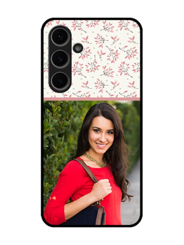 Custom Samsung Galaxy S24 Fe 5G Custom Metal Phone Case - Stunning Floral Design