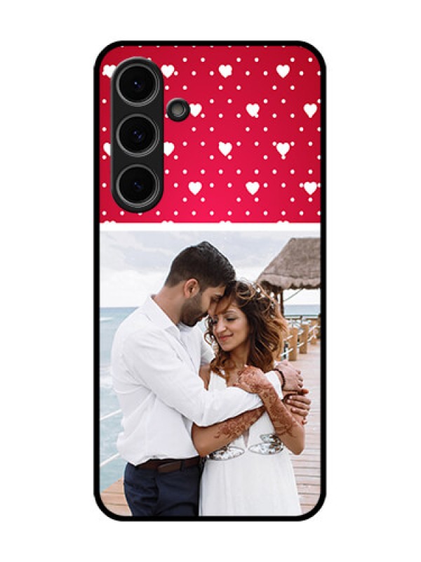 Custom Samsung Galaxy S24 Fe 5G Custom Metal Phone Case - Hearts Mobile Case Design