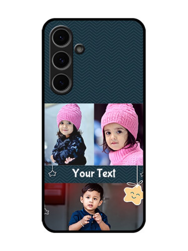 Custom Samsung Galaxy S24 Fe 5G Custom Metal Phone Case - Hanging Stars Design