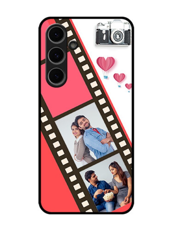 Custom Samsung Galaxy S24 Fe 5G Custom Metal Phone Case - 3 Image Holder With Film Reel