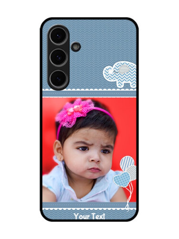 Custom Samsung Galaxy S24 Fe 5G Custom Metal Phone Case - With Kids Pattern Design