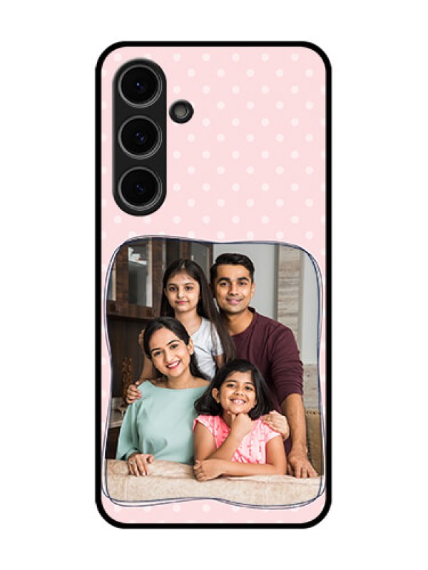 Custom Samsung Galaxy S24 Fe 5G Custom Metal Phone Case - Family With Dots Design
