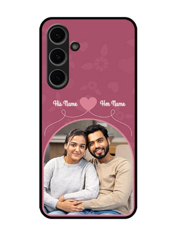 Custom Samsung Galaxy S24 Fe 5G Custom Metal Phone Case - Love Floral Design