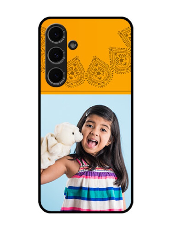 Custom Samsung Galaxy S24 Fe 5G Custom Metal Phone Case - Photo Wedding Design