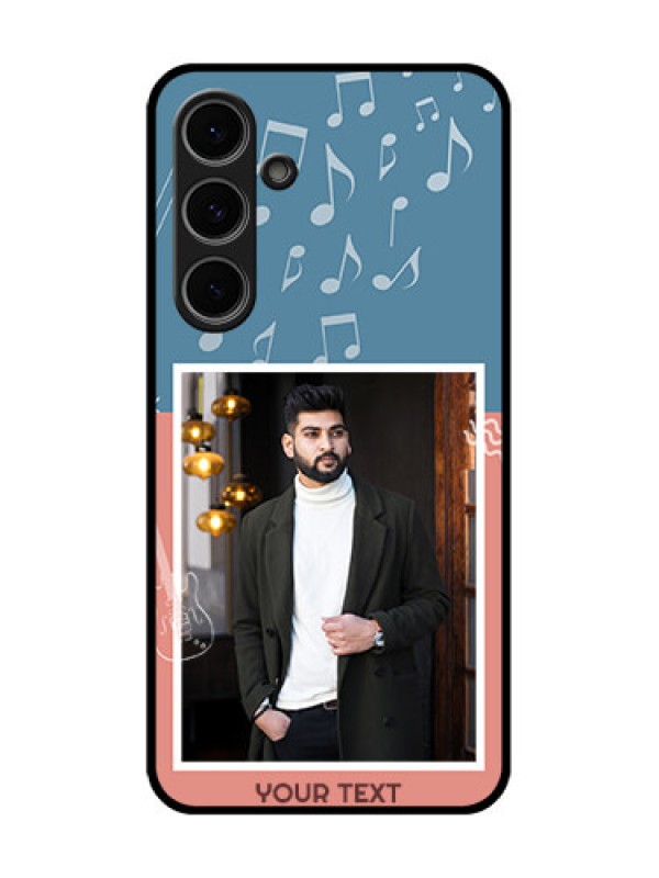 Custom Samsung Galaxy S24 Fe 5G Custom Metal Phone Case - With Color Musical Note Design