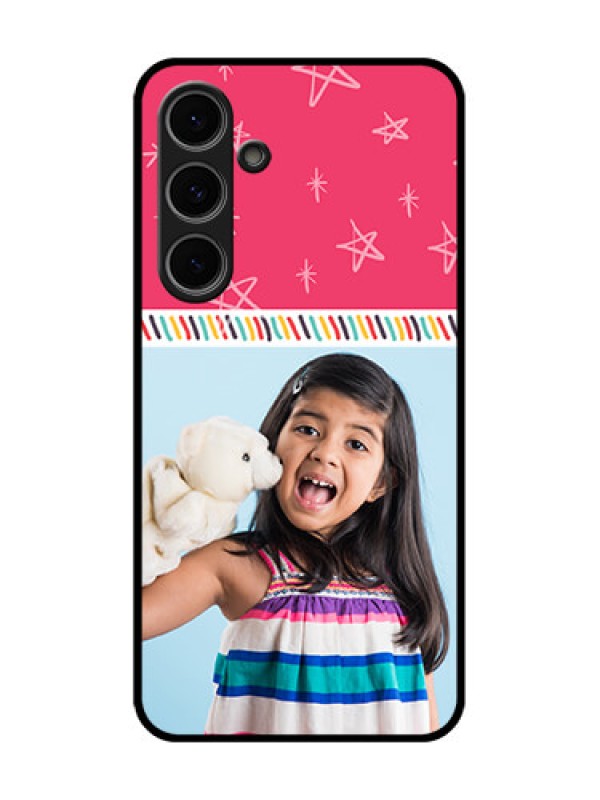 Custom Samsung Galaxy S24 Fe 5G Custom Metal Phone Case - Line Art Design