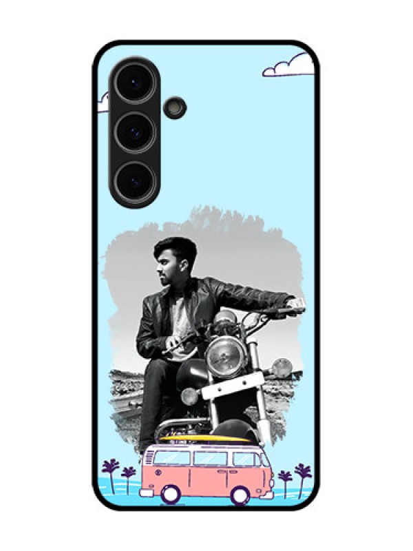 Custom Samsung Galaxy S24 Fe 5G Custom Metal Phone Case - Travel and Adventure Design