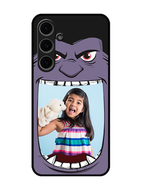 Custom Samsung Galaxy S24 Fe 5G Custom Metal Phone Case - Angry Monster Design