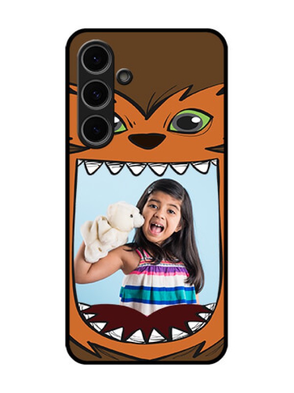 Custom Samsung Galaxy S24 Fe 5G Custom Metal Phone Case - Owl Monster Back Case Design