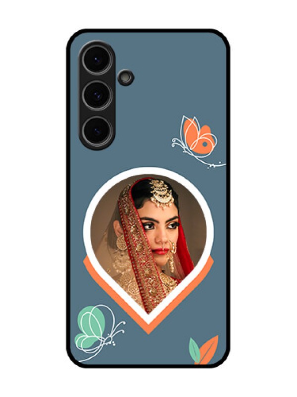 Custom Samsung Galaxy S24 Fe 5G Custom Metal Phone Case - Droplet Butterflies Design