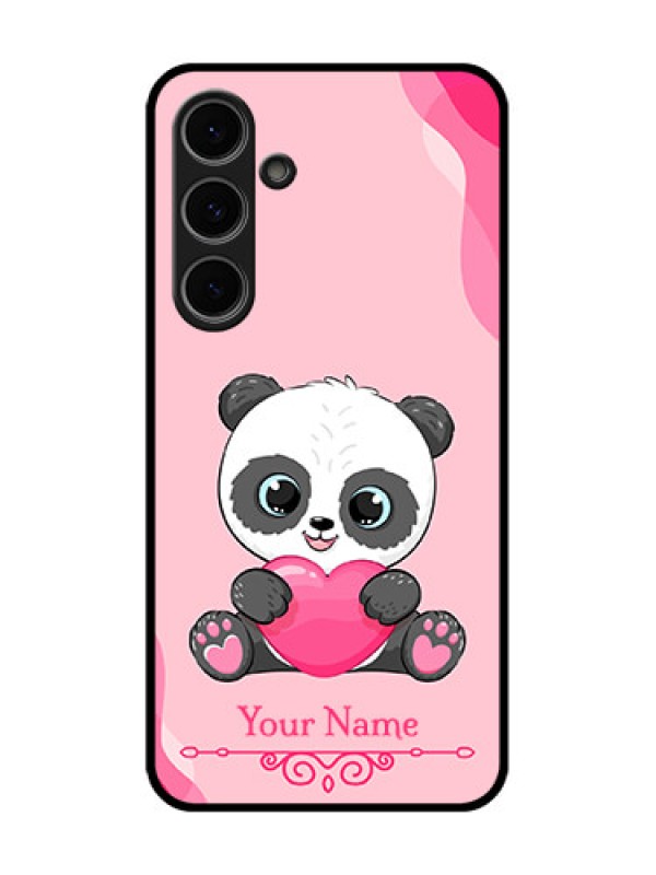 Custom Samsung Galaxy S24 Fe 5G Custom Metal Phone Case - Cute Panda Design