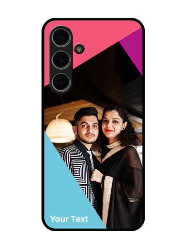 Custom Samsung Galaxy S24 Fe 5G Custom Metal Phone Case - Stacked Triple Colour Design