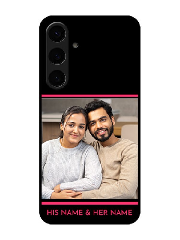 Custom Galaxy S24 Plus 5G Custom Metal Phone CaseWith Add Text Design