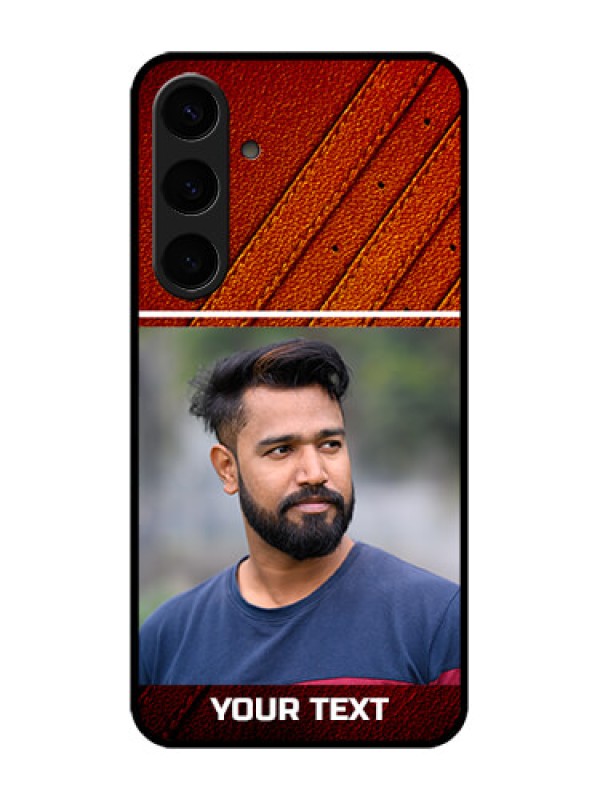 Custom Galaxy S24 Plus 5G Custom Metal Phone CaseLeather Phone Case Design