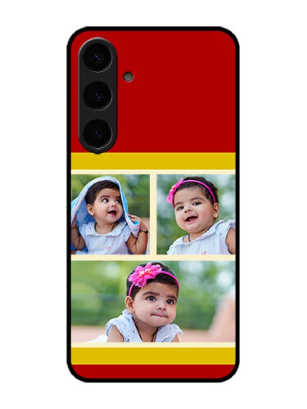 Custom Galaxy S24 Plus 5G Custom Metal Phone CaseMultiple Pic Upload Design